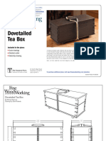 Dovetailed Tea Box Plan