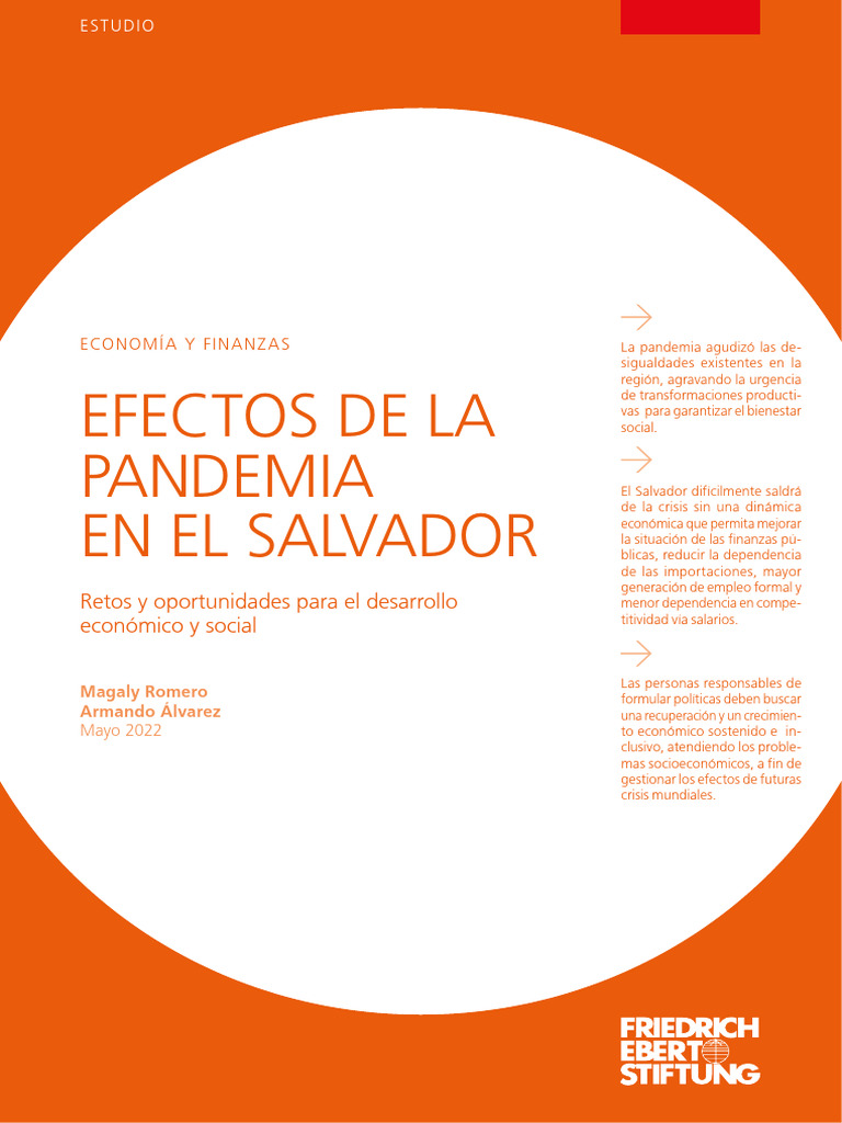 Efectos de La Pandemia en El Salvador: Retos y Oportunidades para El ...