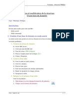 Ch5_Création Et Modification de La Structure d'Une Base de Données