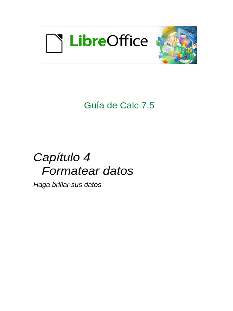 Formatear datos en LibreOffice Calc 7.5 | PDF | Hoja de cálculo | Cuantil