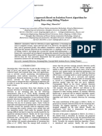 An Anomaly Detection Approach Based On Isolation Forest Algorithm For Streaming Data Using Sliding Window