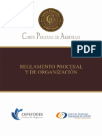 Reglamento Procesal y de Organizacion CPA