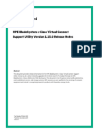 HPE BladeSystem C-Class Virtual Connect Support Utility Version 1.15.0 Release Notes-A00094031en - Us