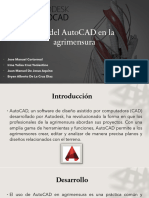 Uso Del AutoCAD en La Agrimensura