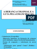 A Herana Colonial e A Luta Pela Emancipao - FAL I 2024.1-3