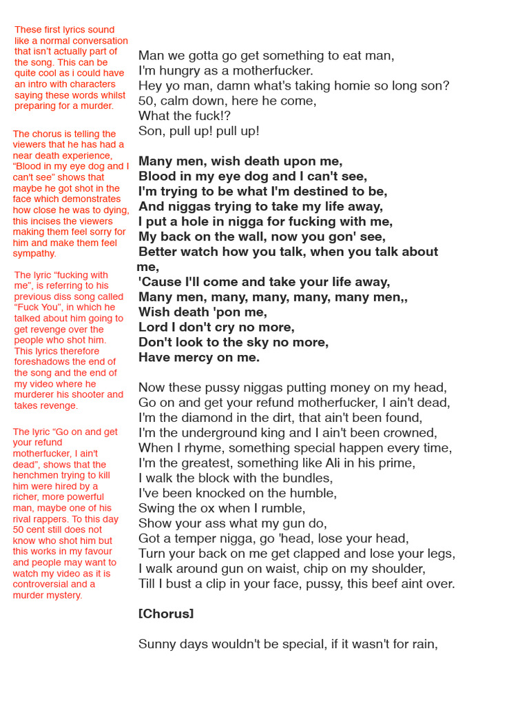 Many men lyrics pdf