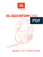 JBL - QUANTUM ONE - Owner's Manual - ES