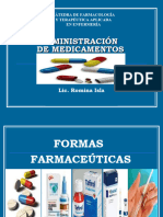 Vías de Administración de Medicamentos