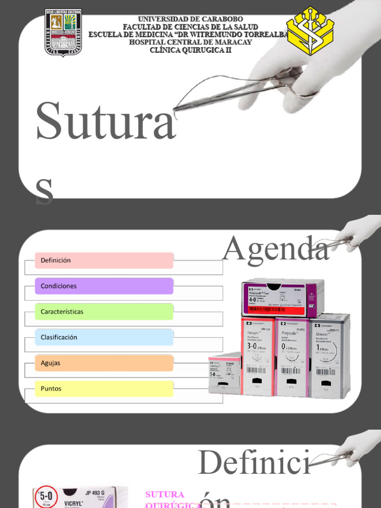 Suturas Pdf Sutura Quirúrgica