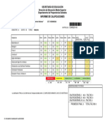 Informe de Calificaciones