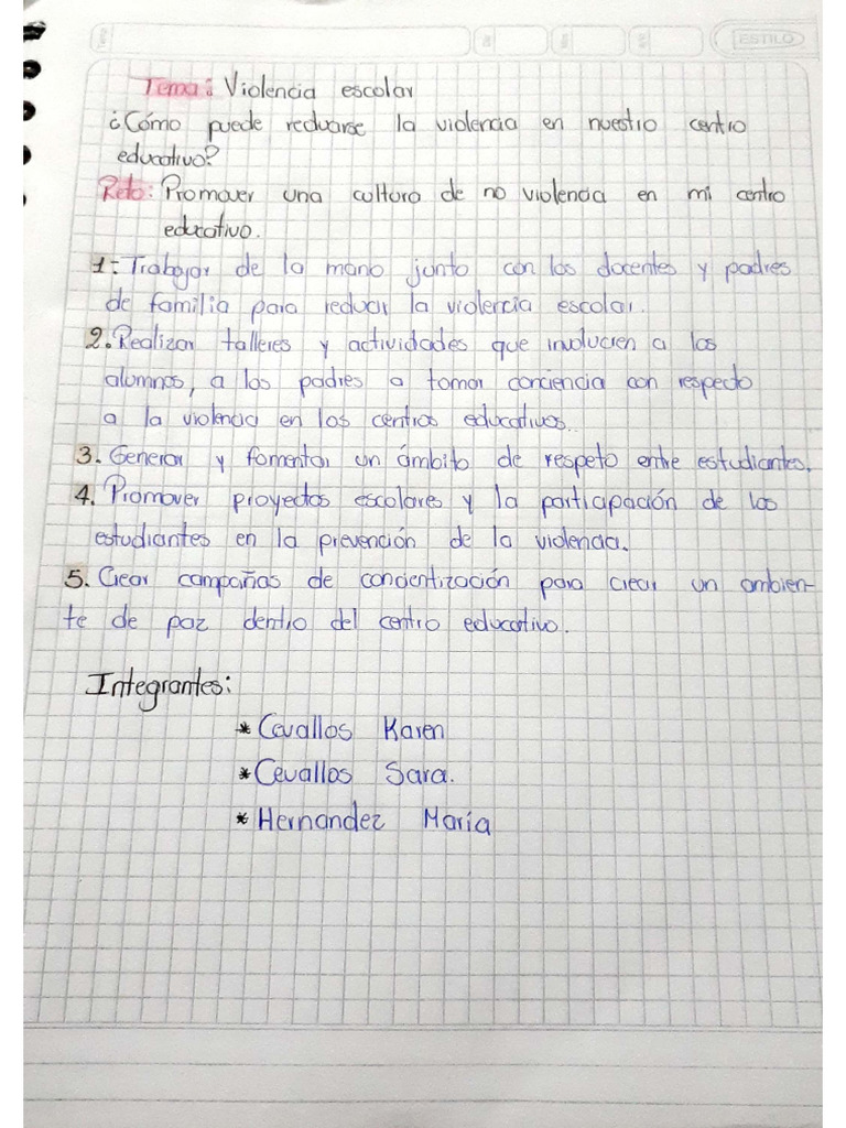 Violencia Escolar Pdf