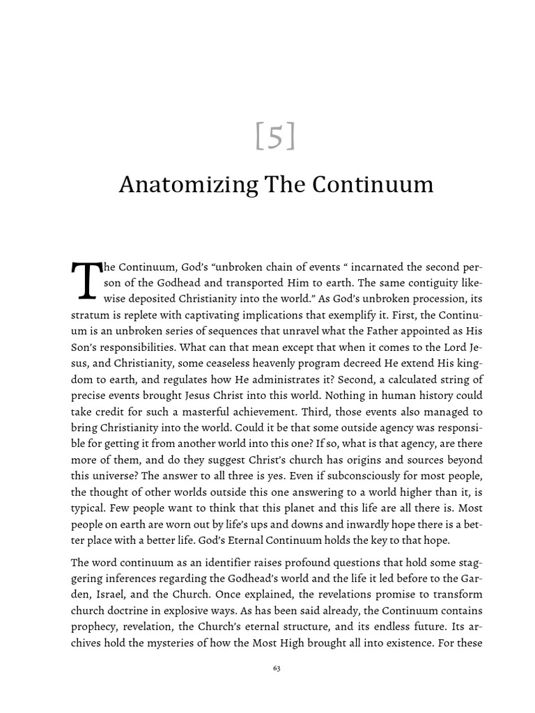 Before the Garder (Dr. Paula Price) - Defining the Continuum Extract | PDF | Jesus | Priest