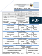 Ficha de Matricula 2024