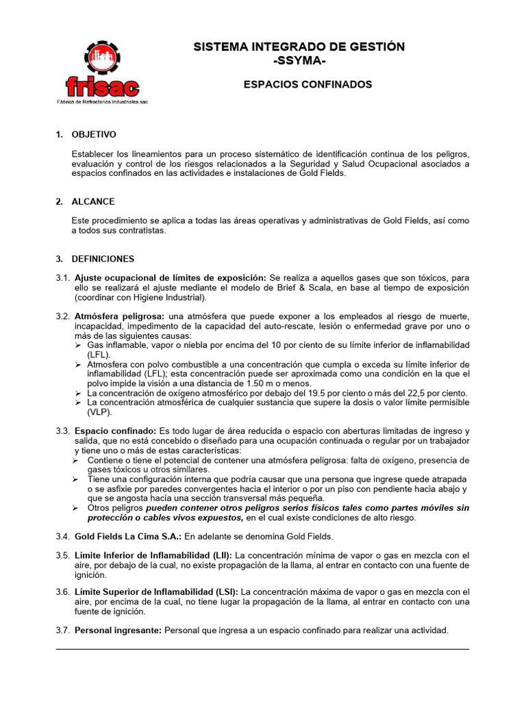 Sistema Integrado de Gestion Ssyma | Descargar gratis PDF | Seguridad y ...