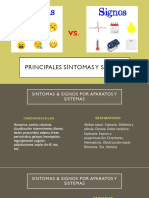 Principales Síntomas y Signos