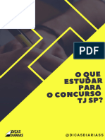 O Que Estudar para o Concurso TJ SP