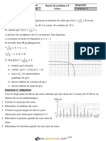 Devoir de Synthèse N°2 2ème Semestre - Math - 2ème Sciences (2018-2019) Mr Chaabane Mounir