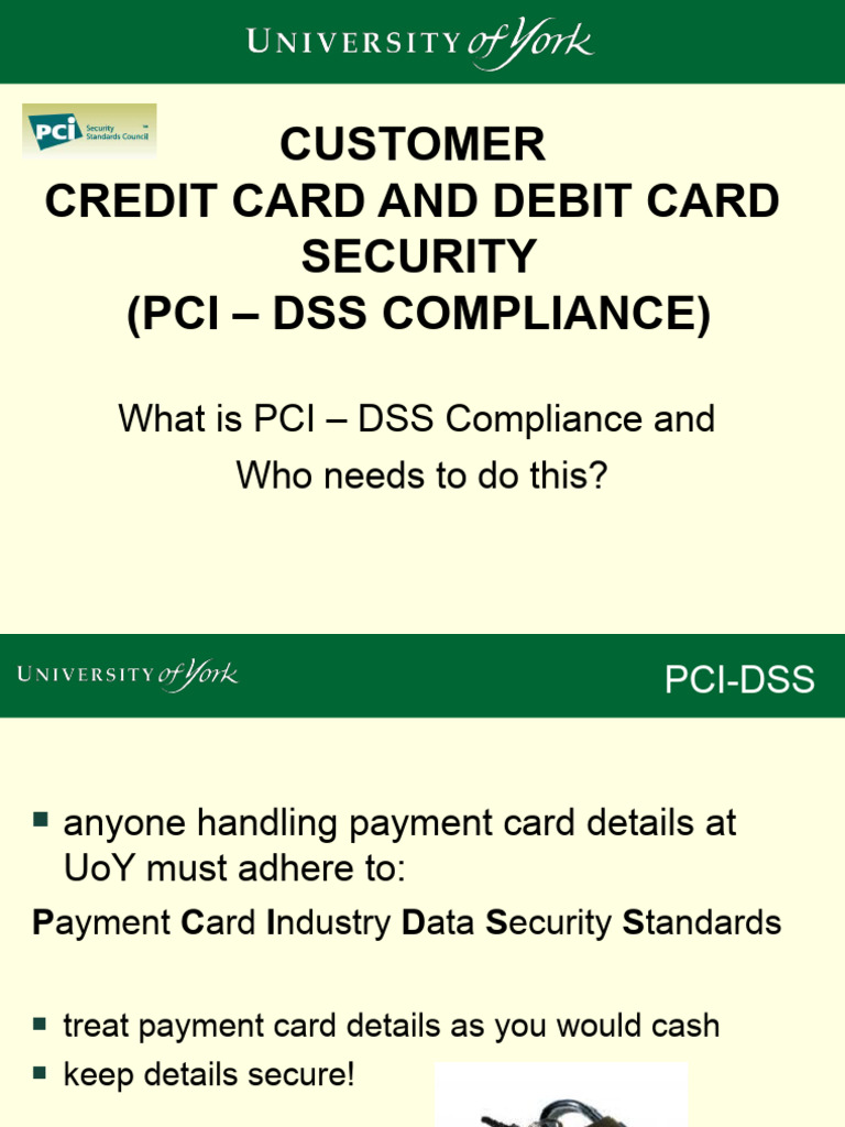 PCI DSS Compliance | PDF | Payment Card Industry Data Security Standard ...