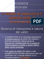 Lezione 6-12-07 Il Reddito Di Esercizio e Il Capitale Netto Di Funzionamento