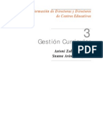 Libro Gestion Curricular 3, Antoni Zabala Vidiella