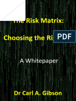 The Risk Matrix - Closing The Right Pill