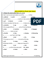 O.L GR. (8) Revision Sheets Final Exam