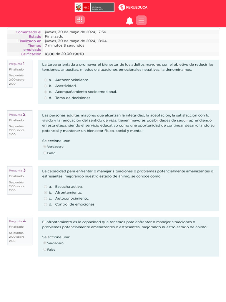 Acompañamiento Socioemocional para Adultos Mayores | PDF | Las ...