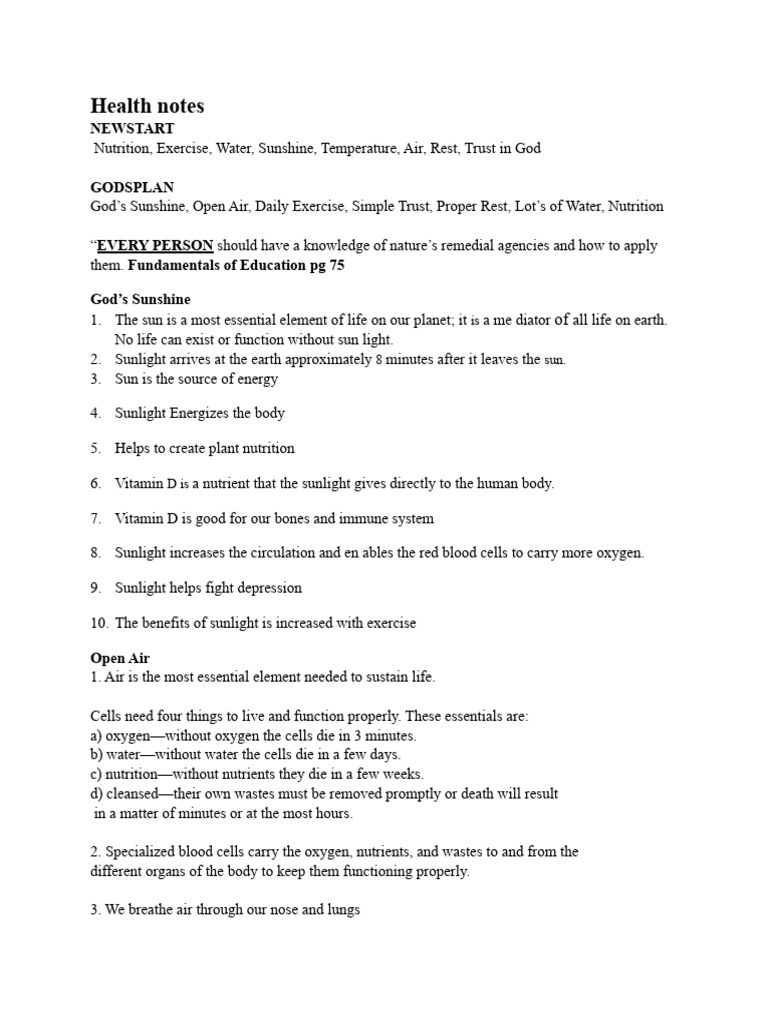 Health Final Exam Study Guide | PDF | Nutrition | Diet & Nutrition