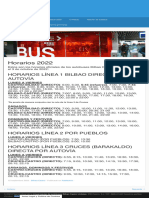 Horarios 2022 - Autobuses Bilbao-Castro IRB Oficiales