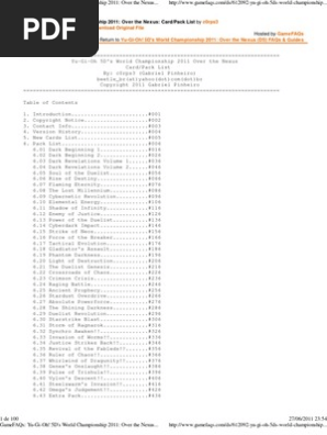 Pack List by c0rps3 | PDF | Nature