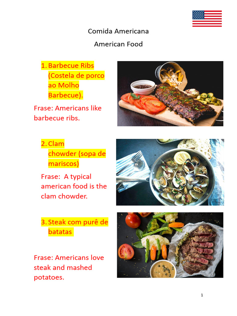 American Food Favorites Explained | PDF | Sports & Recreation | Law