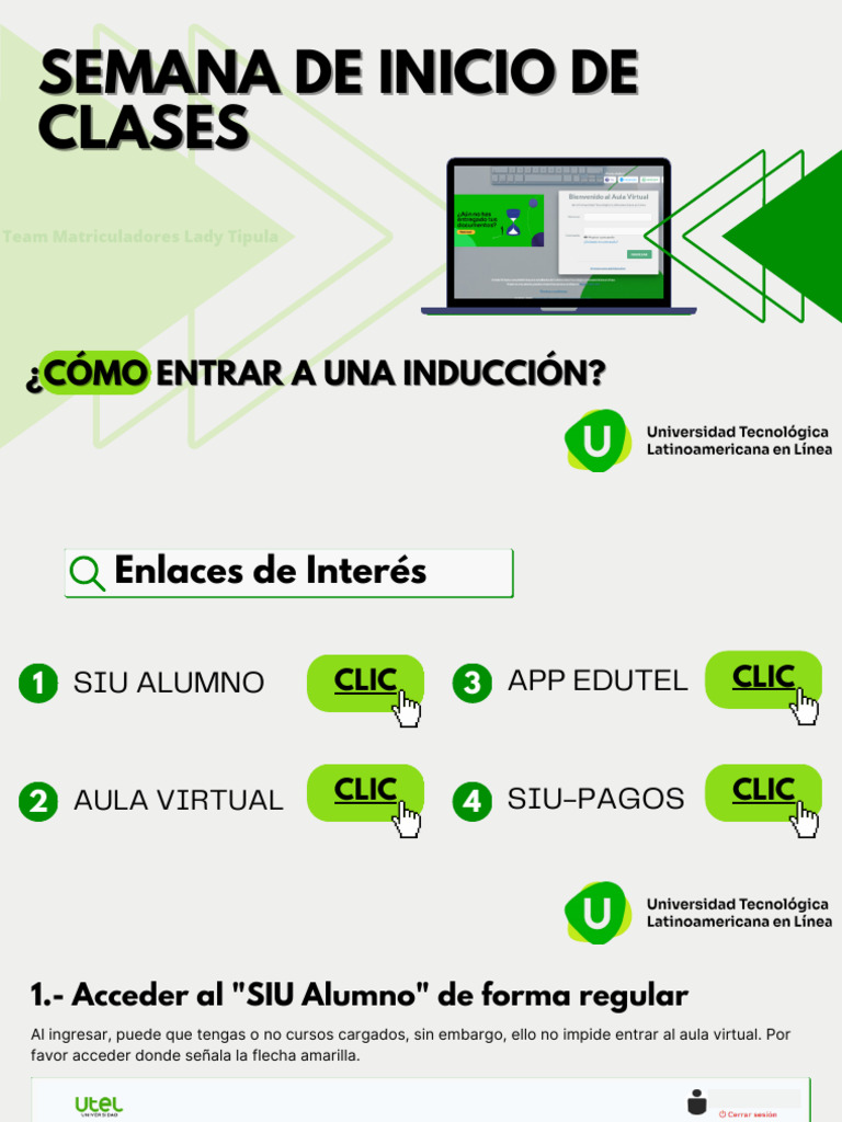 Semana De Inicio De Clases Pdf