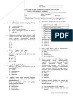 Soal SAS 2 PAI Kelas 4 TP 2023 - 2024