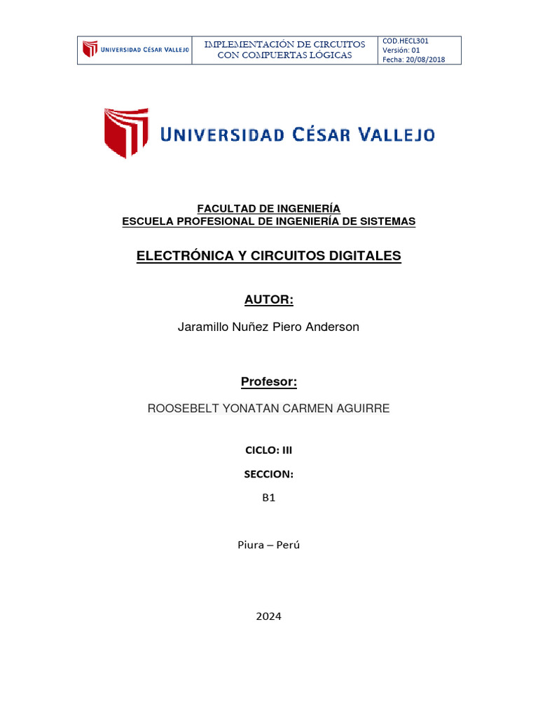 Guía de Práctica de Laboratorio #9 | PDF | Diodo emisor de luz | Red ...