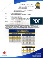 Orden de Servicio Nº7 Horario de Invierno 2024