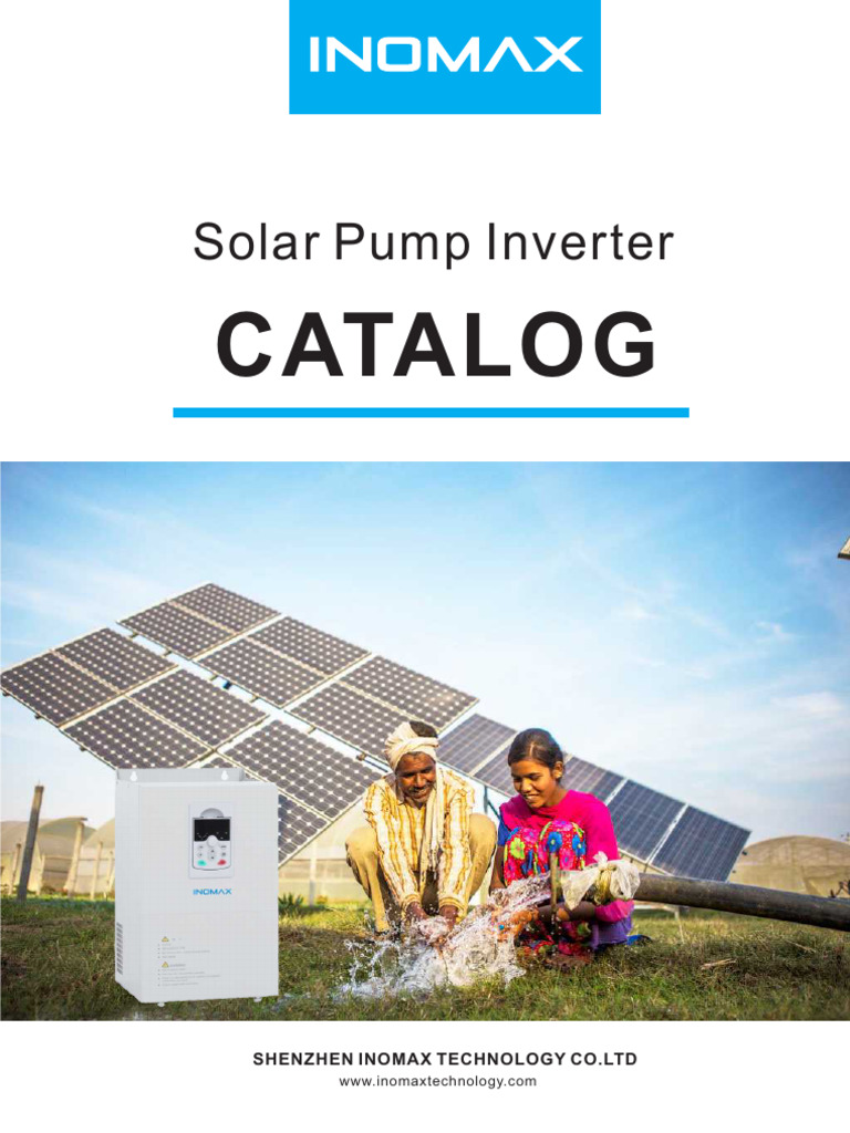 Inomax MAX500-PV Solar Pump Inverter | PDF | Mains Electricity | Power ...