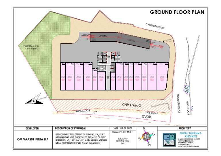 Ground Floor Plan with Shop Details | PDF