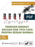 Tata Cara Dan Bacaan Ruqyah Syar'iyyah