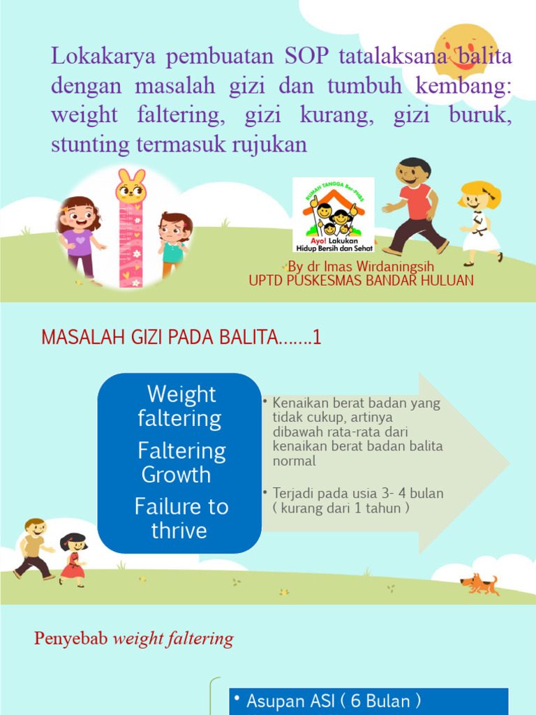 SOP Tatalaksana Gizi Balita | PDF
