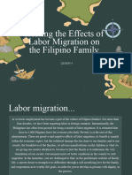 Healing The Effects of Labor Migration On The Filipino Family