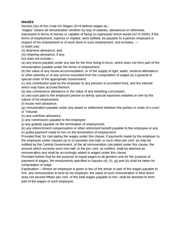 Wages concept and kind code on wages 2019 pdf wage employment