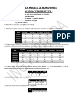 Practica Del Modelo de Transporte 2024