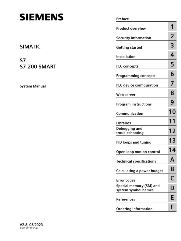 s7-200 SMART System Manual en-US | PDF | Input/Output | Computer Data ...