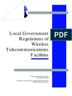 Local Government Regulations of Wireless Telecommunications Facilities