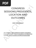 Key INC Congress Sessions Overview | PDF | Indian National Congress ...