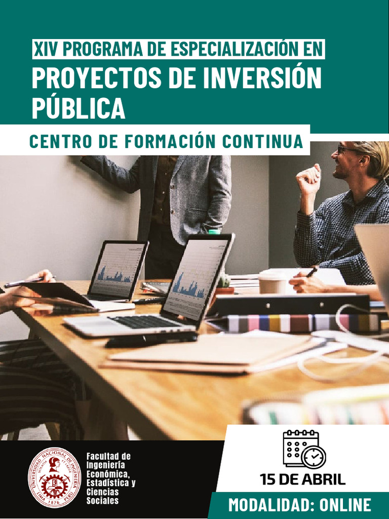 Especialización Online en Proyectos de Inversión | PDF | Evaluación ...
