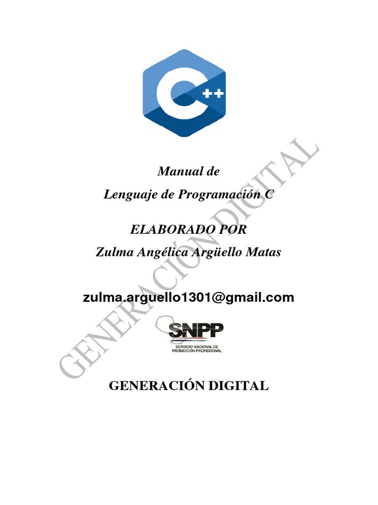 Manual de Programación en C++ | PDF | Entorno de desarrollo integrado ...