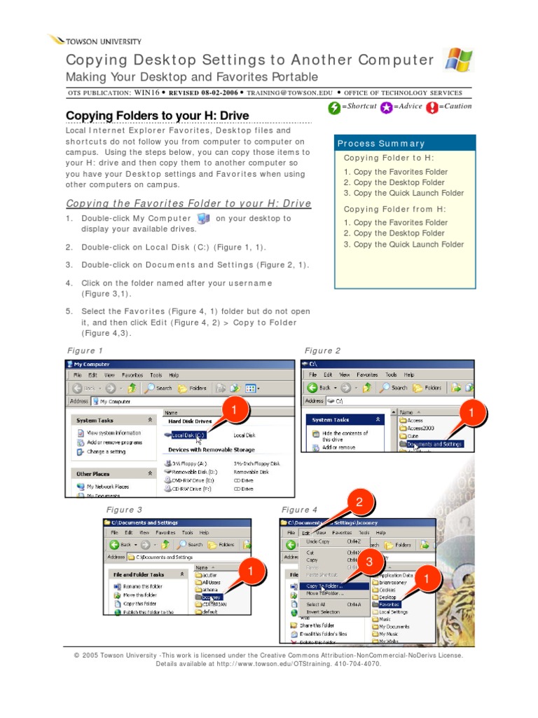 Copying Desktop Settings To Another Computer | PDF | Information ...