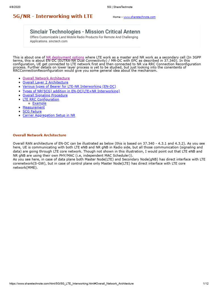 5G - ShareTechnote | PDF | Network Architecture | Telecommunications