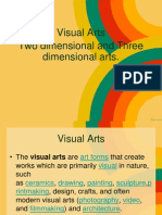 Visual Arts Two Dimensional and Three Dimensional Arts